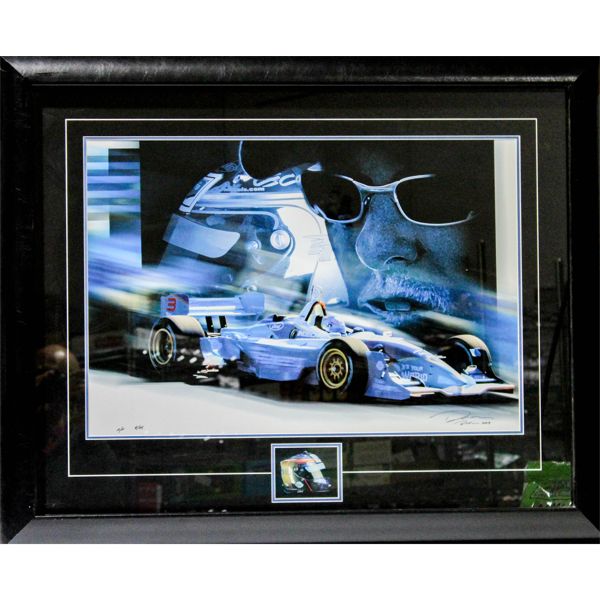 SIGNED LTD ED. INDY RACECAR PAUL TRACY #8/35 ART