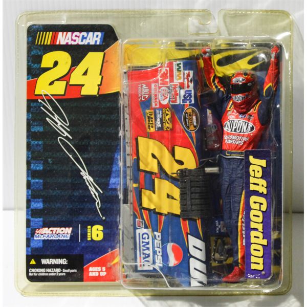 NASCAR JEFF GORDON # 24 FIGURINE BY MCFARLANE