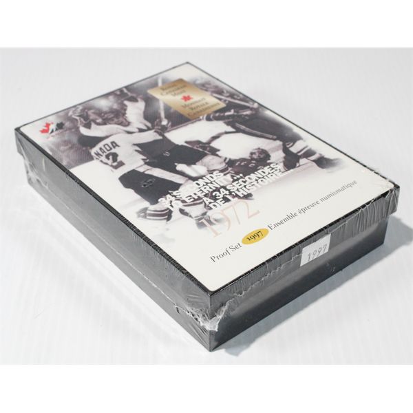 25TH ANNIV. 1972 CANADA/RUSSIA HOCKEY SERIES COINS