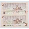Image 1 : SET OF CANADIAN 1986 SEQUENTIAL $2 BANKNOTES
