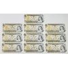 Image 1 : TEN 1973 CANADIAN $1 BANKNOTES