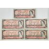 Image 1 : FIVE 1954 CANADIAN $2 BANKNOTES 