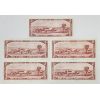 Image 2 : FIVE 1954 CANADIAN $2 BANKNOTES 