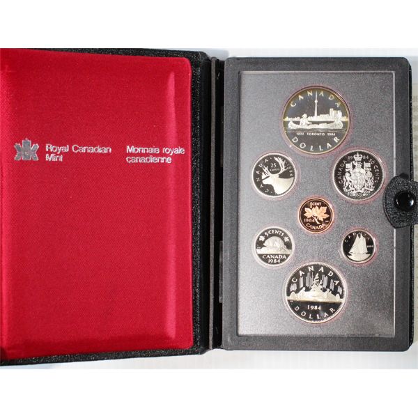 1984 RCM PROOF DOUBLE DOLLAR COIN SET
