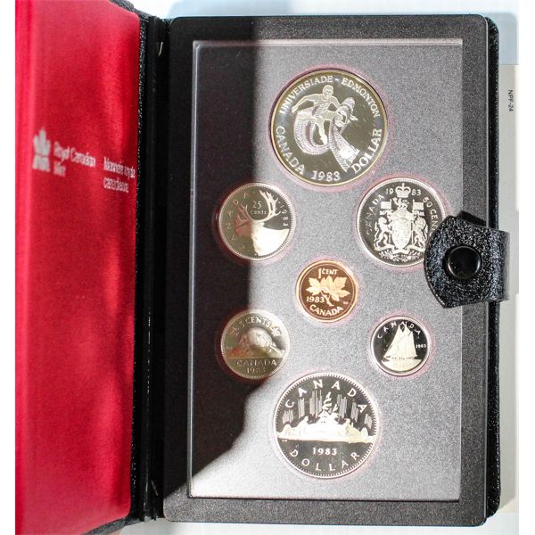 1983 RCM PROOF DOUBLE DOLLAR COIN SET