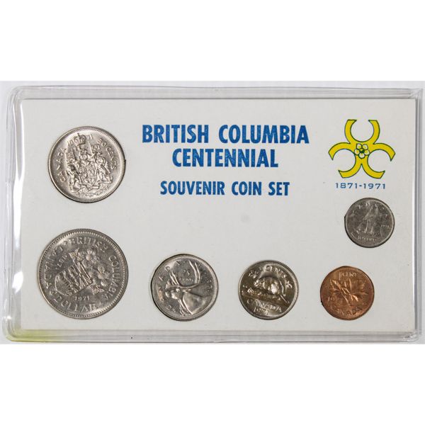 BRITISH COLUMBIA CENTENNIAL SOUVENIR COIN SET