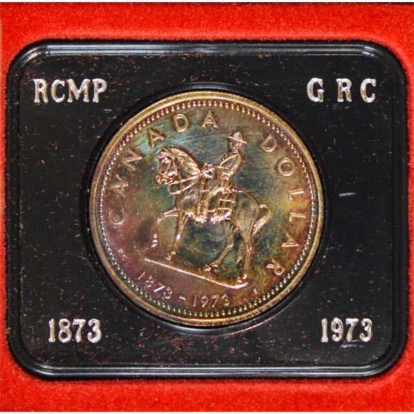 RCM 1873 - 1973 RCMP PROOF SILVER DOLLAR