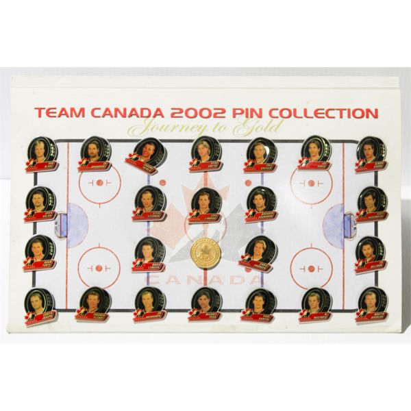 TEAM CANADA 2002 PIN COLLECTION