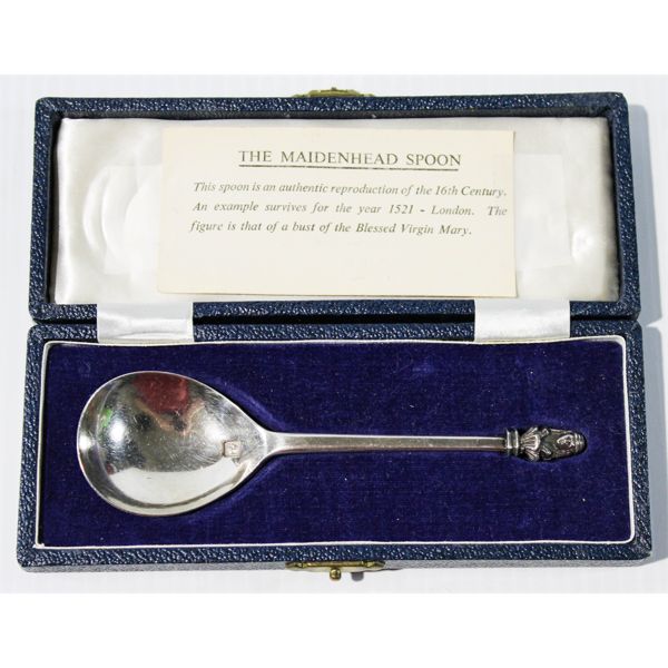 SILVER MAIDENHEAD SPOON