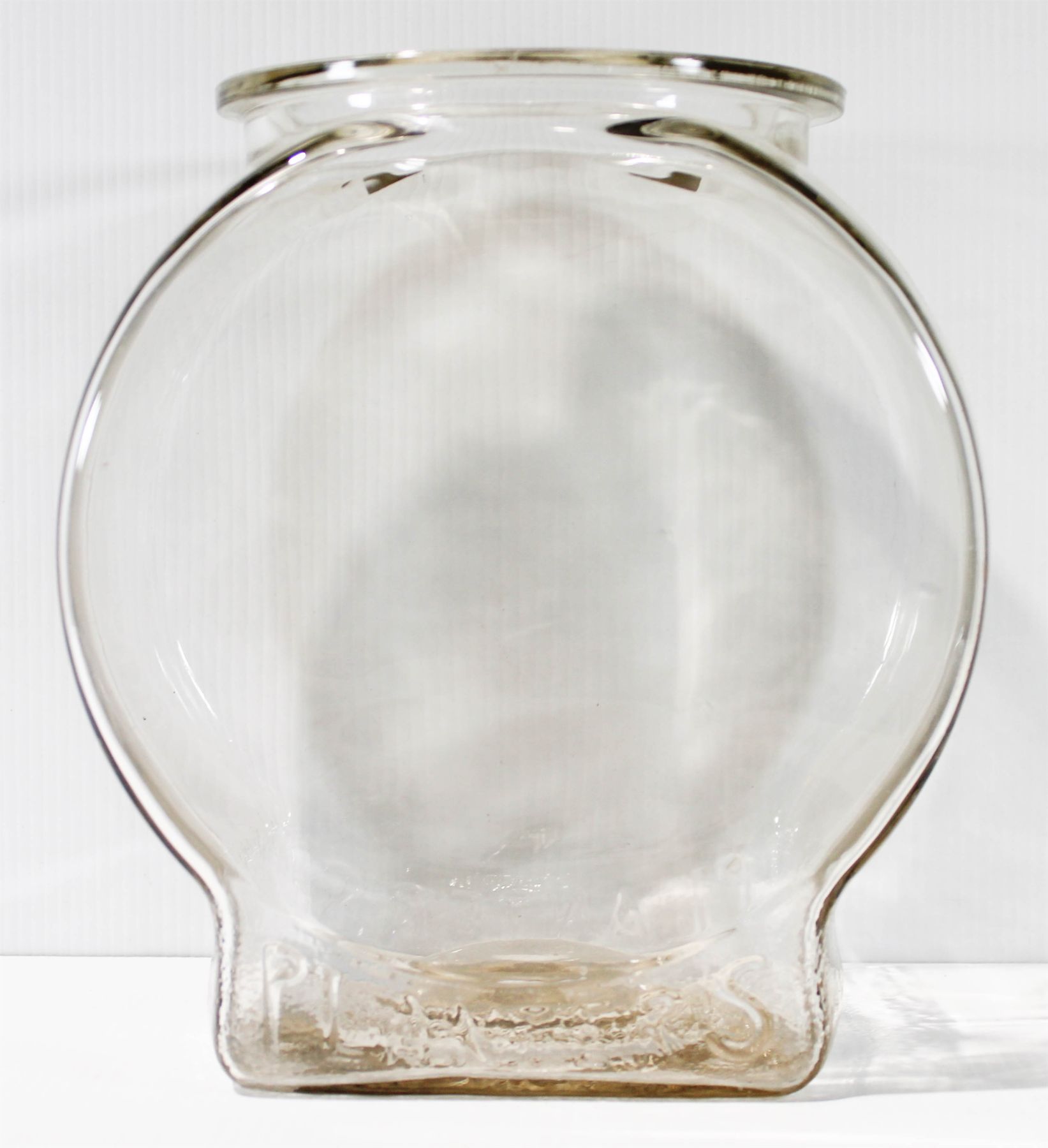 VINTAGE GLASS PLANTERS PEANUTS JAR