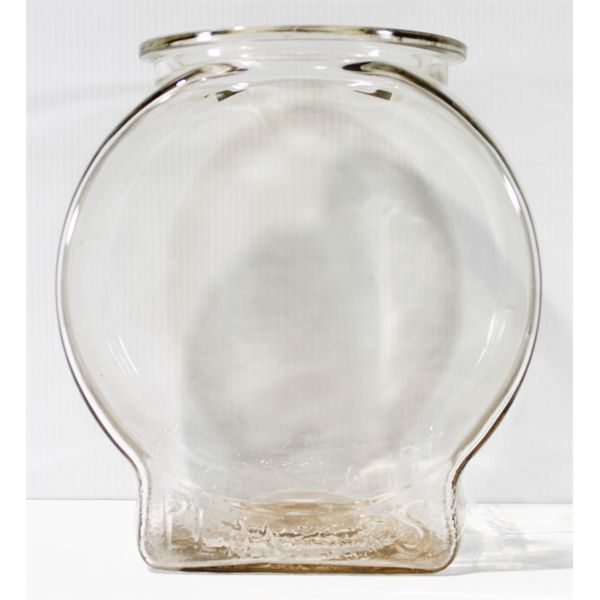 VINTAGE GLASS PLANTERS PEANUTS JAR