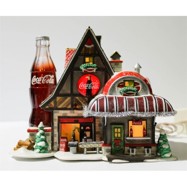 LIGHT UP COCA-COLA CHRISTMAS SHOP DECORATION