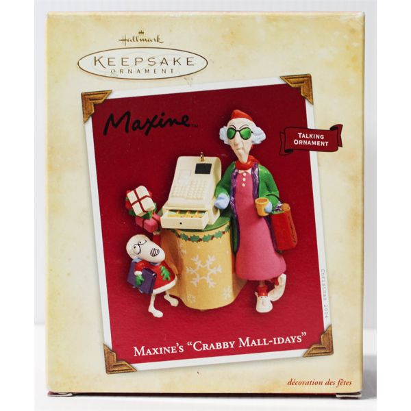 2004 MAXINE'S CRABBY MALL-IDAYS HALLMARK ORNAMENT