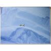 Image 1 : POLAR BEAR FAMILY ON ICEBERG WALL ART