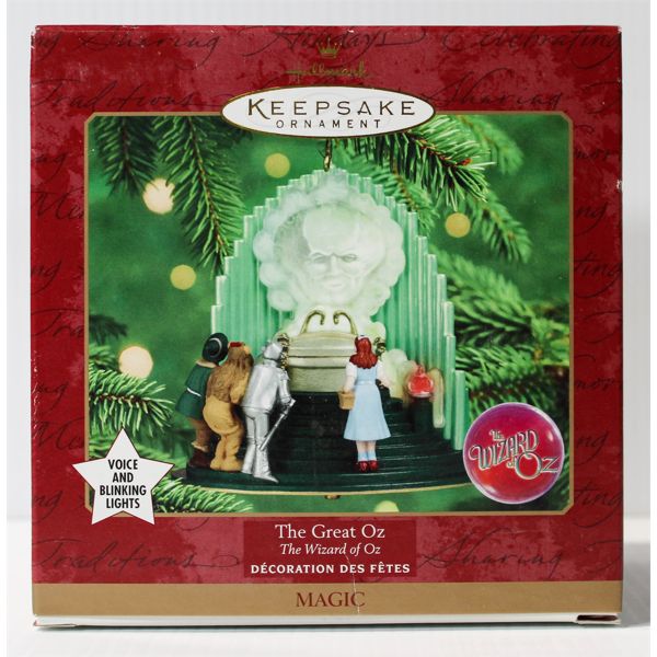 2000 THE GREAT OZ MAGIC HALLMARK ORNAMENT