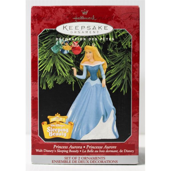 1998 PRINCESS AURORA DISNEY HALLMARK ORNAMENT