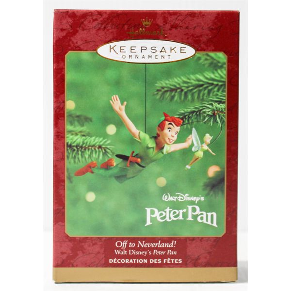 2000 PETER PAN DISNEY HALLMARK ORNAMENT