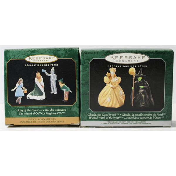  WIZARD OF OZ HALLMARK ORNAMENTS