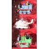 Image 2 : THOMAS & FRIENDS 3 CARLTON ORNAMENTS