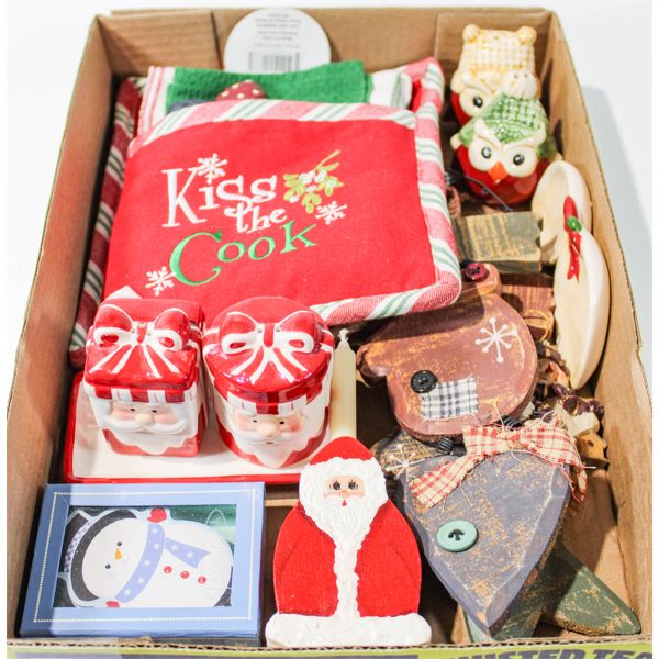 ASST. SANTA SALT & PEPPER SHAKERS ETC.