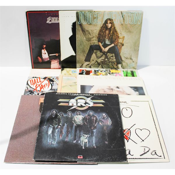 13 VINTAGE RECORDS  INCLUDES  BEEGEES & JUICE NEWTON