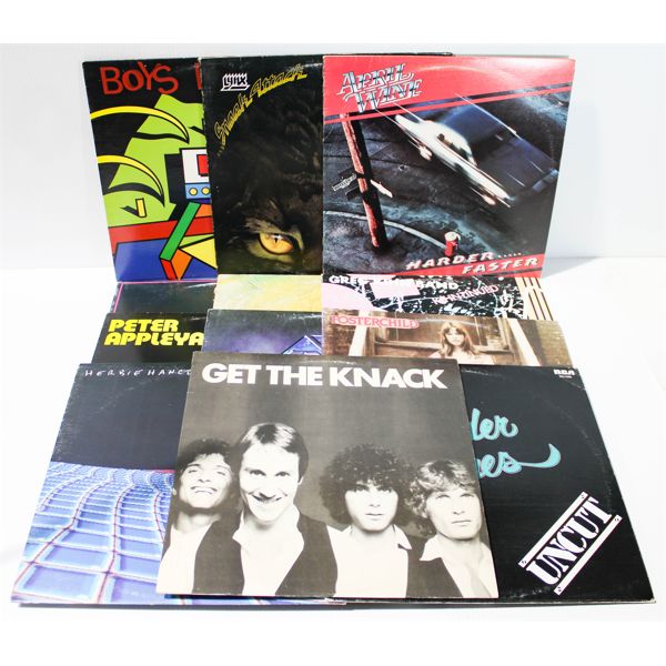 12 VINT. RECORDS APRIL WINE LYNX ETC.