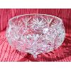 Image 1 : PINWHEEL CRYSTAL 6 3/4" FOOTED BOWL