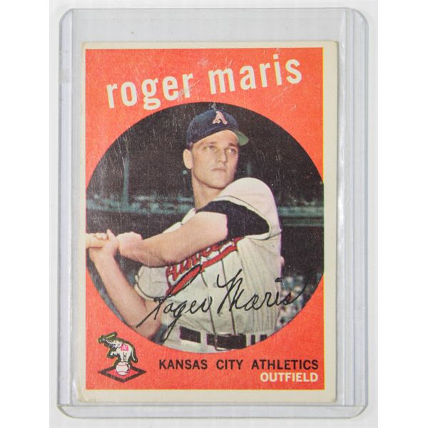 1959 TOPPS #202 ROGER MARIS BASEBALL CARD