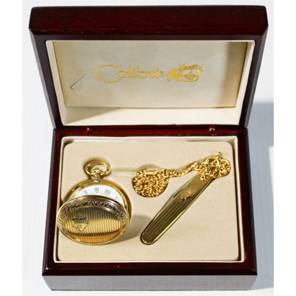 ESTATE COLIBORI POCKET WATCH & KNIFE UNION WATCH