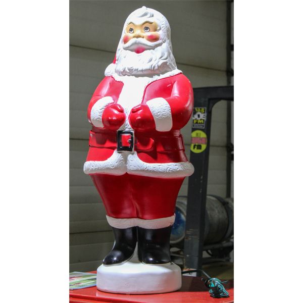VINTAGE LIGHT UP SANTA