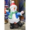 Image 1 : METAL SNOWMAN BUILT WITH QUALITY 31" X 20" WIDE