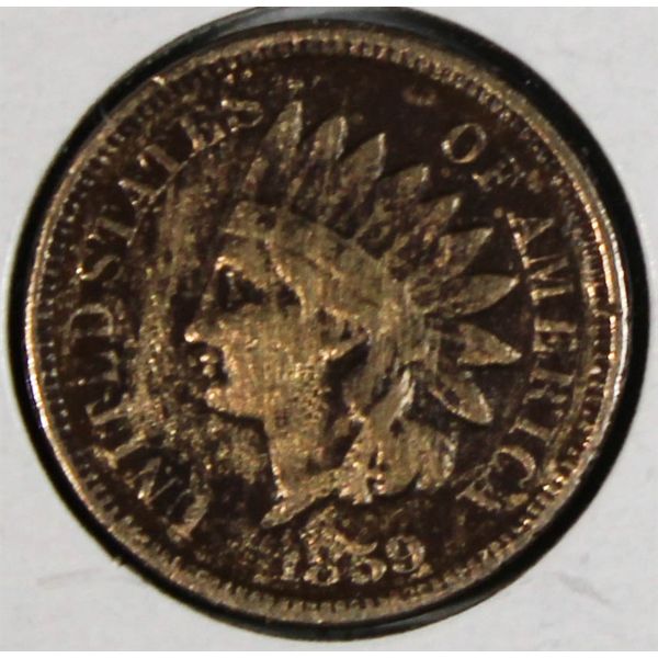 1859 USA ONE CENT COIN
