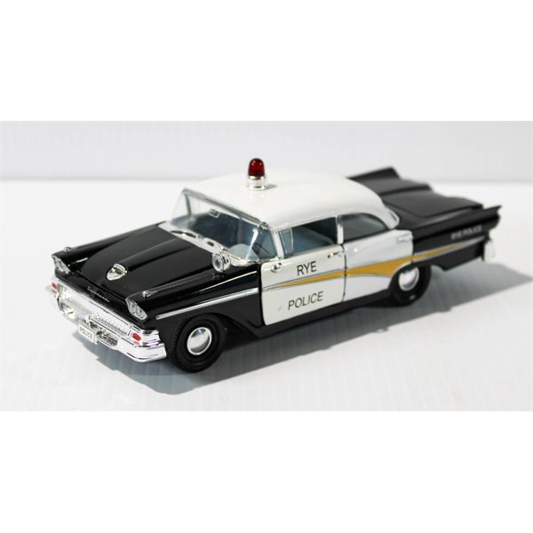 1958 FORD FAIRLANE POLICE CAR 1:24 SCALE DIECAST