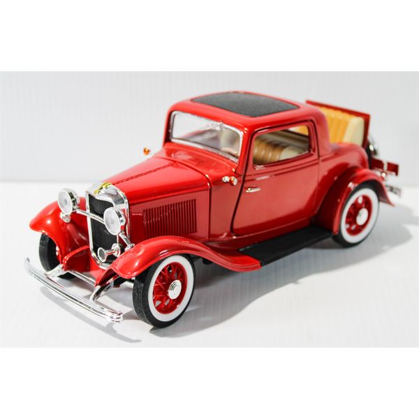 1932 FORD 3 WINDOW COUPE 1:18 SCALE DIECAST