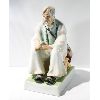 Image 1 : ZSOLNAY HUNGARIAN OLD MAN CARVING 13"