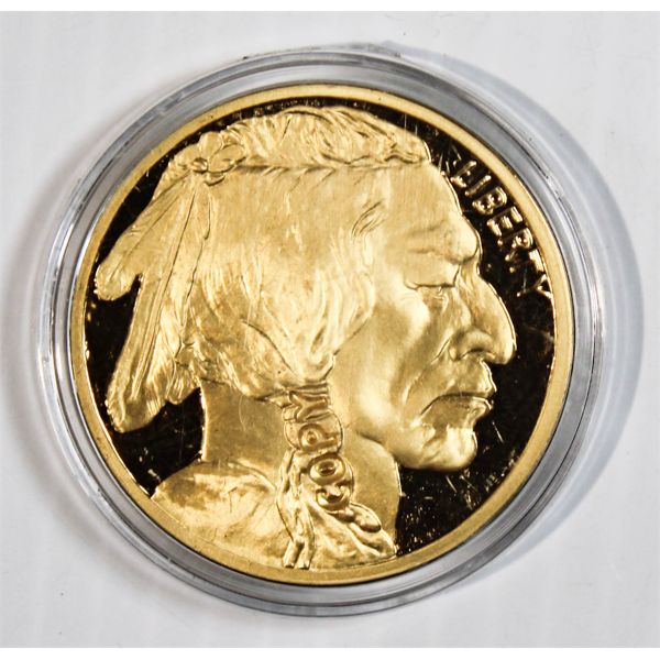 2011 24K GOLD P AMERICAN MINT BUFFALO/INDIAN HEAD