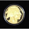 Image 2 : BUFFALO - INDIAN HEAD 24 K GOLD P AMERICAN MINT