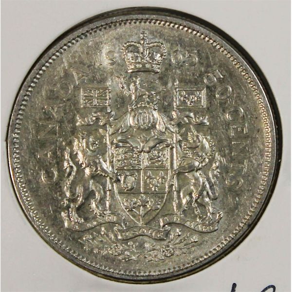1965 SILVER 50-CENT COIN