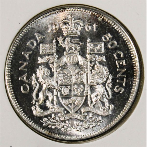 1961 SILVER 50-CENT COIN