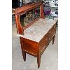 Image 2 : ANTIQUE MARBLE TOP HALL CABINET