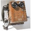 Image 1 : ANTIQUE GENERAL ELECTRIC WOODEN WAL PHONE