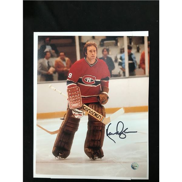 KEN DRYDEN SIGNED 8X10 PHOTO COAPROS COA