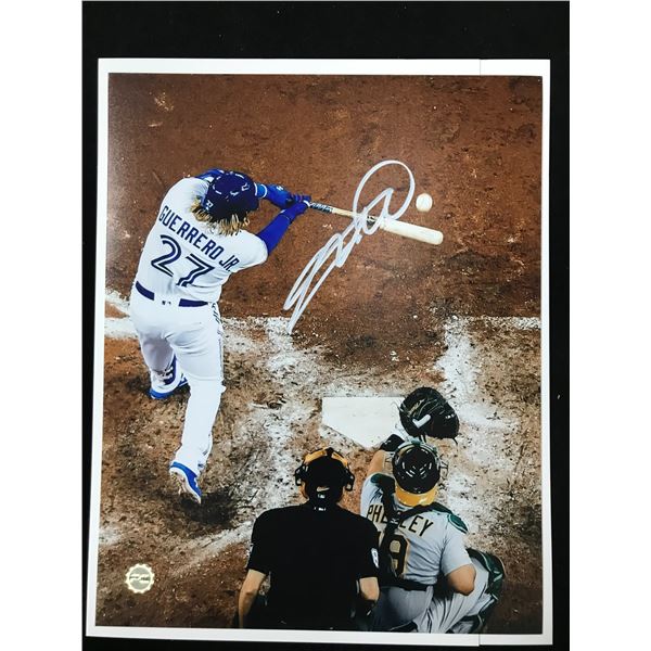 VLADIMIR GUERRERO JR. SIGNED 8X10 PHOTO COAPROS COA