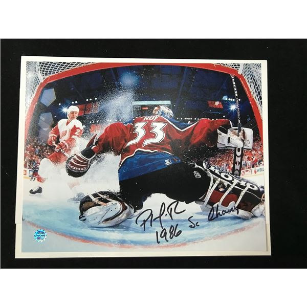 PATRICK ROY SIGNED 8X10 PHOTO COAPROS COA