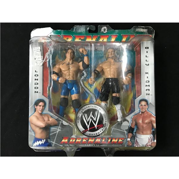 BILLY KIDMAN AND PAUL LONDON SIGNED WWE ADRENALINE ACTION FIGURE LOT