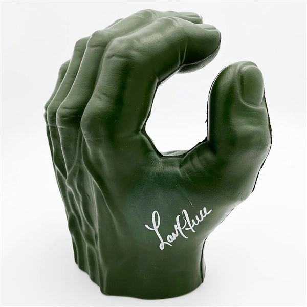 LOU FERRIGNO SIGNED HULK HAND (FROZEN POND COA)