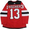 Image 1 : NICO HISCHIER SIGNED NEW JERSEY DEVILS ADIDAS PRO JERSEY (FROZEN POND COA)