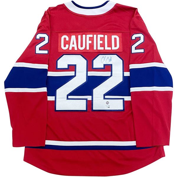 COLE CAUFIELD SIGNED MONTREAL CANADIANS FANATICS JERSEY (FROZEN POND COA)