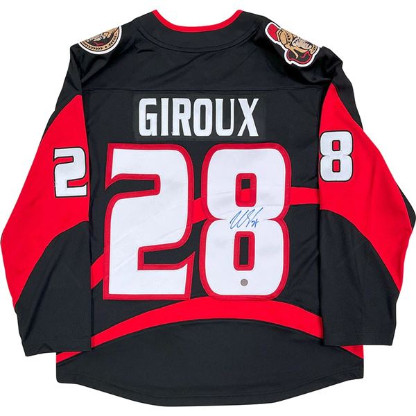 CLAUDE GIROUX SIGNED OTTAWA SENATORS REVERSE RETRO JERSEY (FROZEN POND COA)