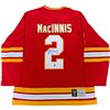 Image 1 : AL MACINNIS SIGNED CALGARY FLAMES FANATICS JERSEY (FROZEN POND COA)